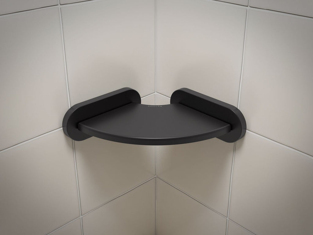 KOHLER K-33809-BL Elate Foot Ledge - Matte Black