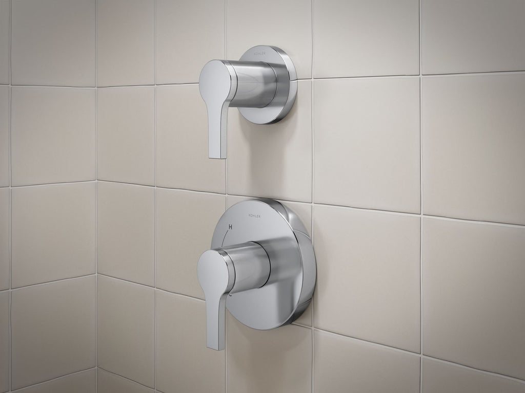 KOHLER K-T35330-4-CP Elate Mastershower Transfer Valve Trim - Polished Chrome