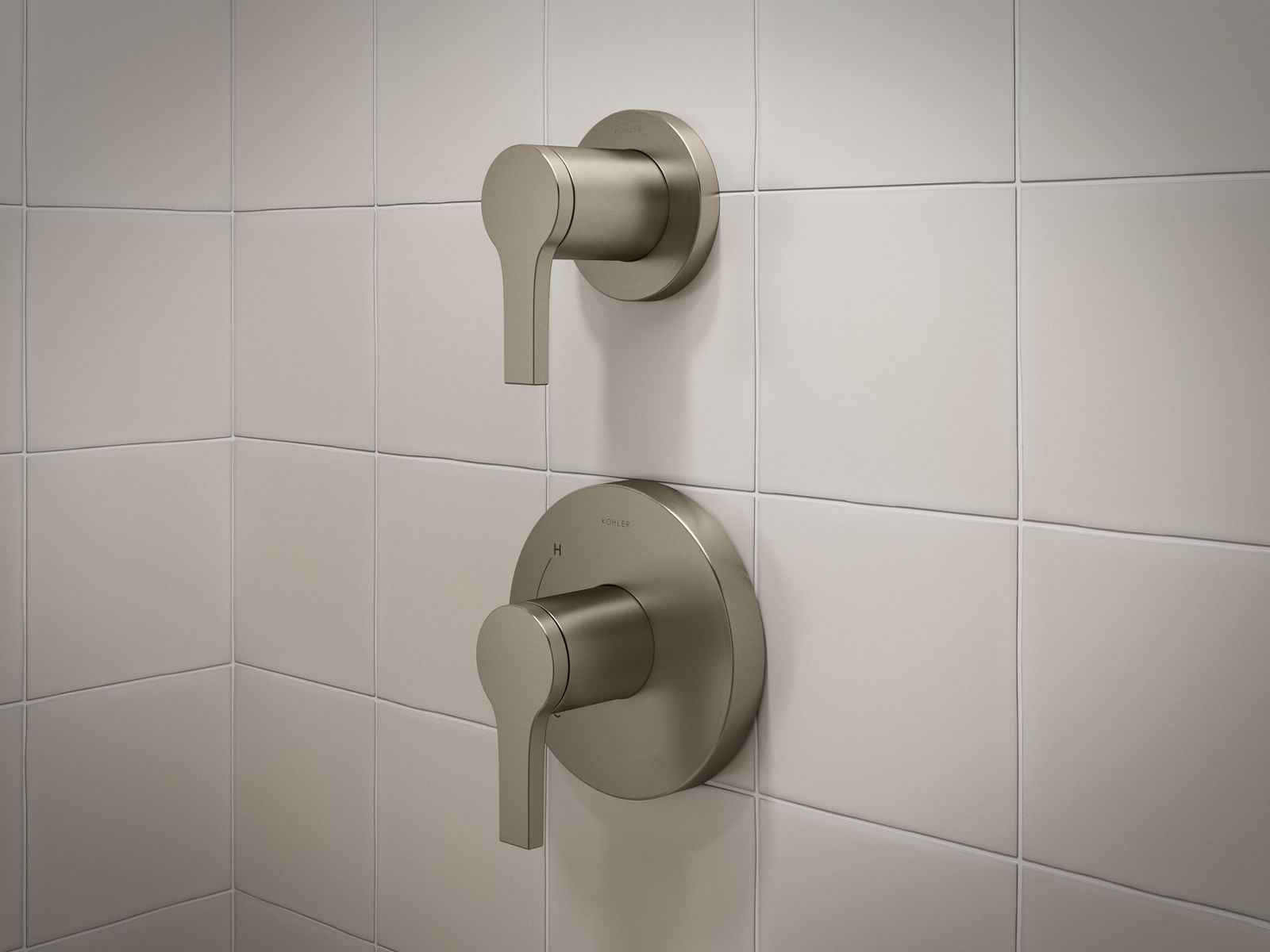 KOHLER K-T35330-4-CP Elate Mastershower Transfer Valve Trim - Polished Chrome