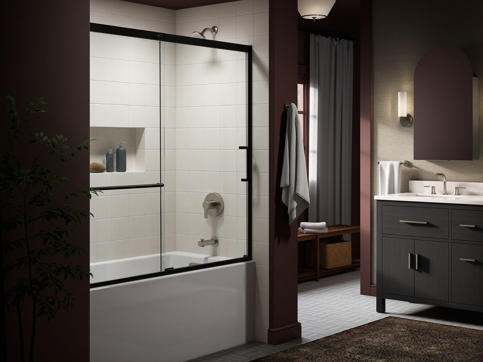 KOHLER K-TS35320-4-BL Elate Rite-Temp Valve Trim - Matte Black
