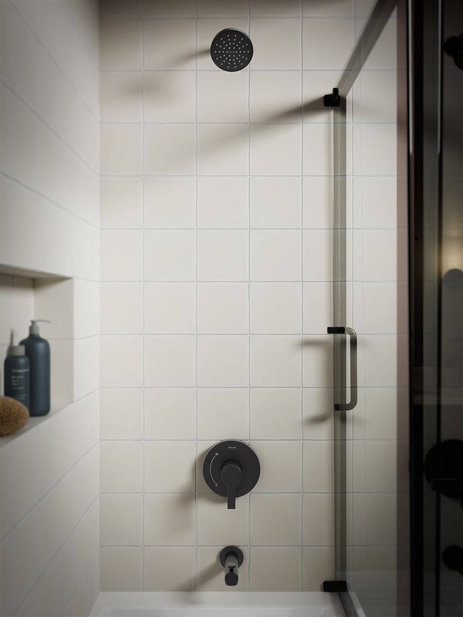KOHLER K-TS35320-4-BL Elate Rite-Temp Valve Trim - Matte Black