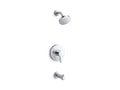 KOHLER K-TS35322-4Y-CP Elate Rite-Temp Bath And Shower Trim Kit, 2.5 Gpm - Polished Chrome