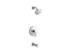 KOHLER K-TS35322-4Y-CP Elate Rite-Temp Bath And Shower Trim Kit, 2.5 Gpm - Polished Chrome