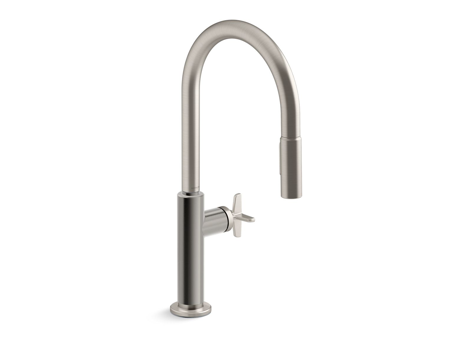 KOHLER K-28670-3RT2-VS Touchless pull-down kitchen sink faucet with two-function sprayhead  -  Vibrant Stainless