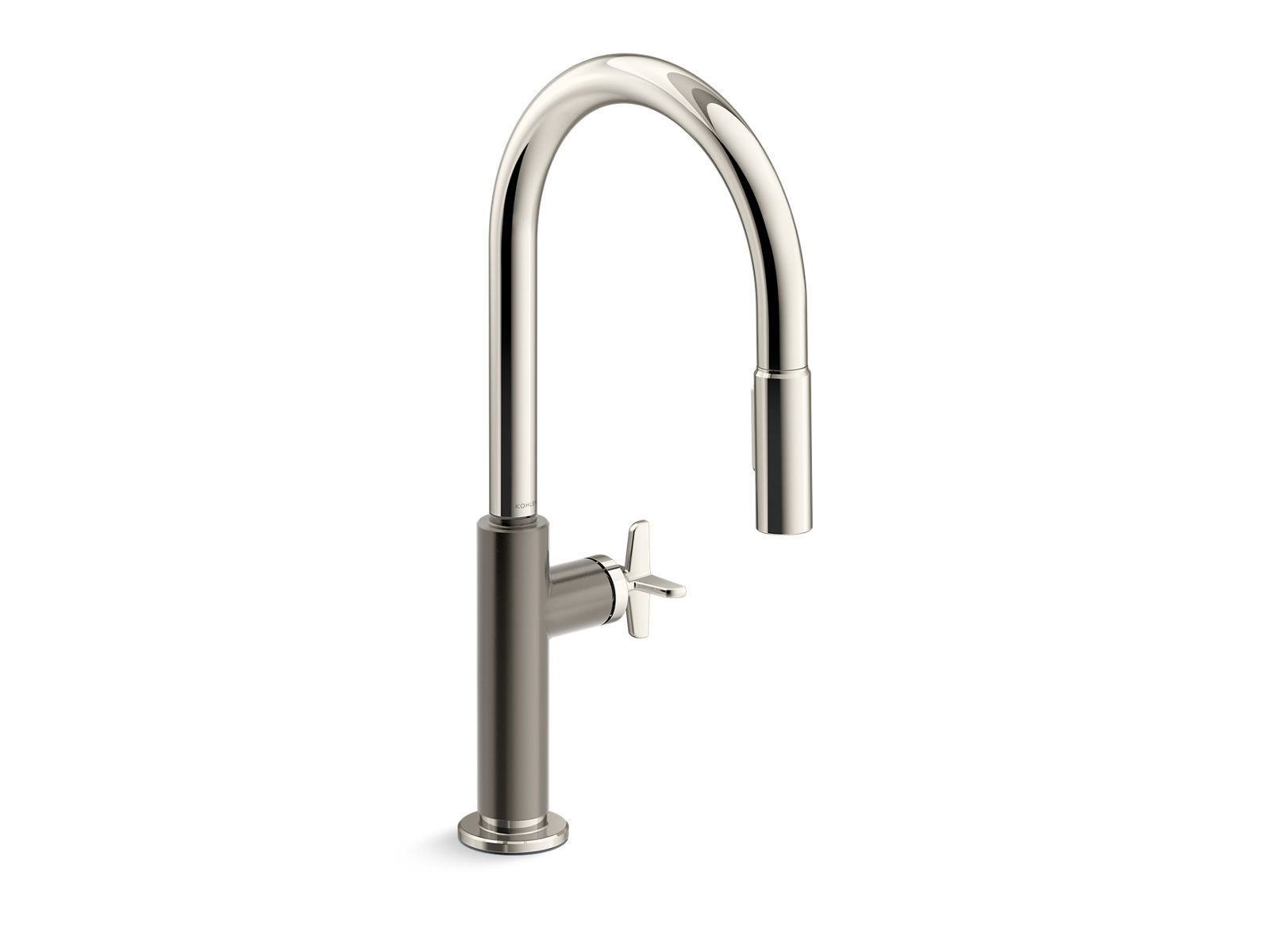 KOHLER K-28670-3RT2-SN Touchless pull-down kitchen sink faucet with two-function sprayhead  -  Vibrant Polished Nickel