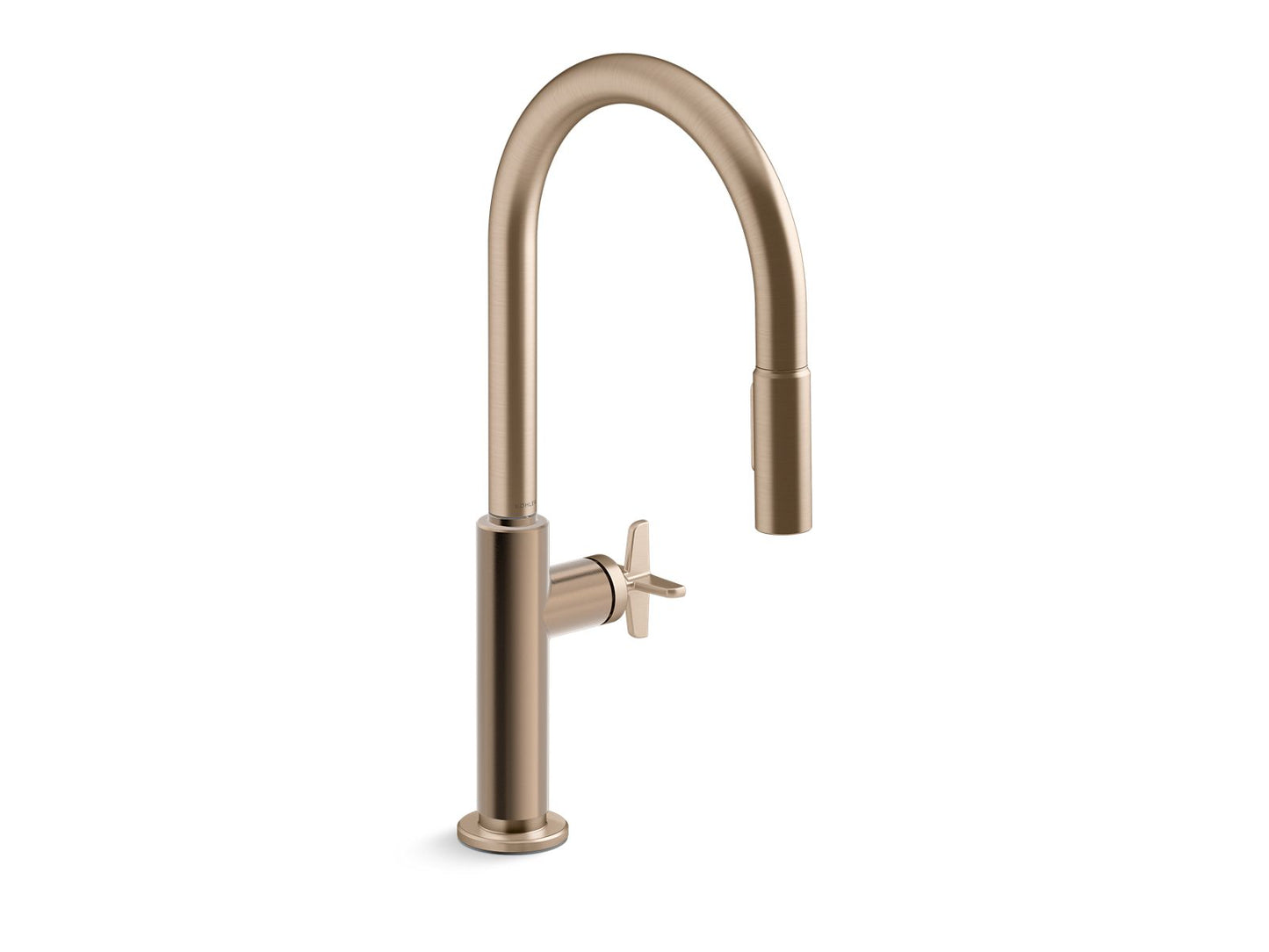 KOHLER K-28670-3RT2-BV Touchless pull-down kitchen sink faucet with two-function sprayhead  -  Vibrant Brushed Bronze