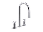KOHLER K-28677-3RT2-CP Billet Touchless Pull-Down Kitchen Sink Faucet With Two-Function Sprayhead - Polished Chrome