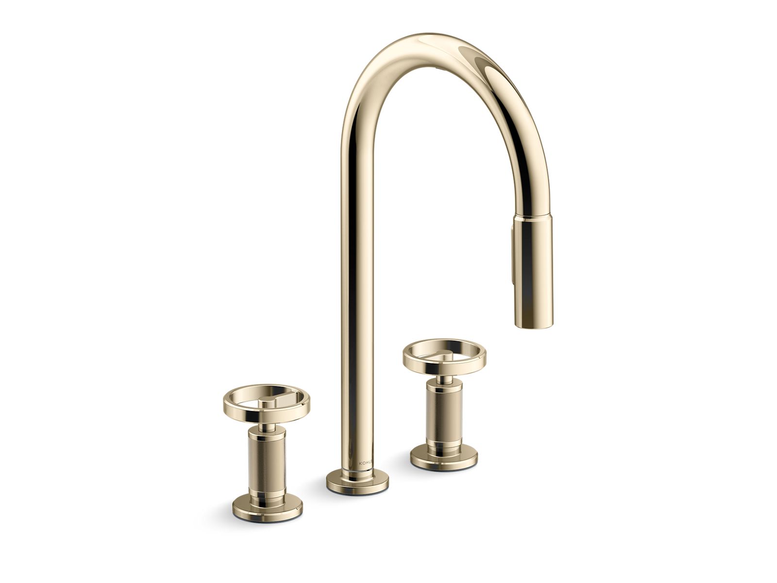 KOHLER K-28677-9RT2-AF Billet Touchless Pull-Down Kitchen Sink Faucet With Two-Function Sprayhead - Vibrant French Gold