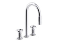 KOHLER K-28677-9RT2-CP Billet Touchless Pull-Down Kitchen Sink Faucet With Two-Function Sprayhead - Polished Chrome
