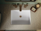 KOHLER K-38380-0 Verticyl 19-3/4" Rectangular Undermount Bathroom Sink - White