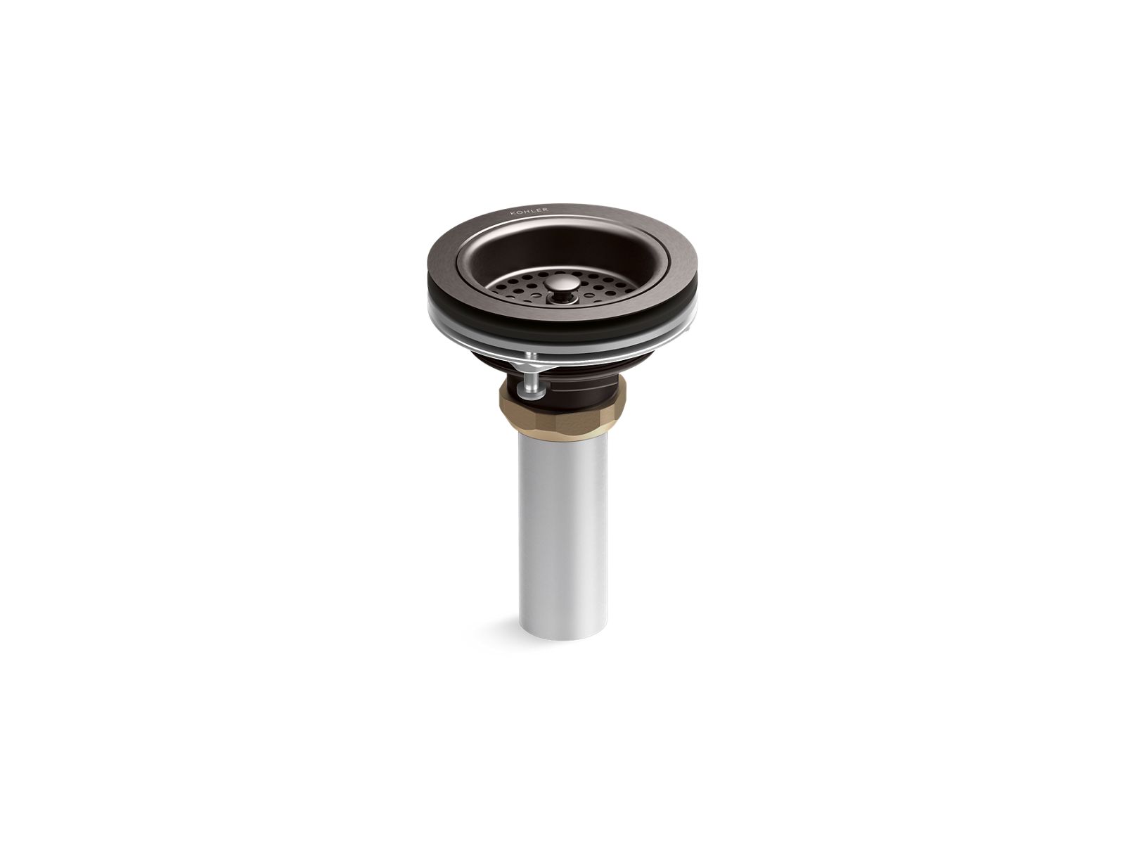 KOHLER K-8801-BGP Sink drain and strainer with tailpiece  -  Brushed Graphite