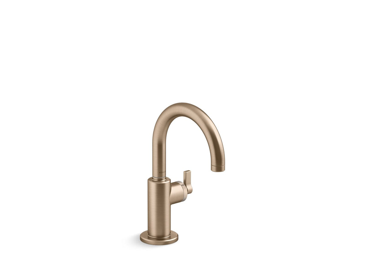 KOHLER K-28676-BV Billet Beverage Faucet - Vibrant Brushed Bronze