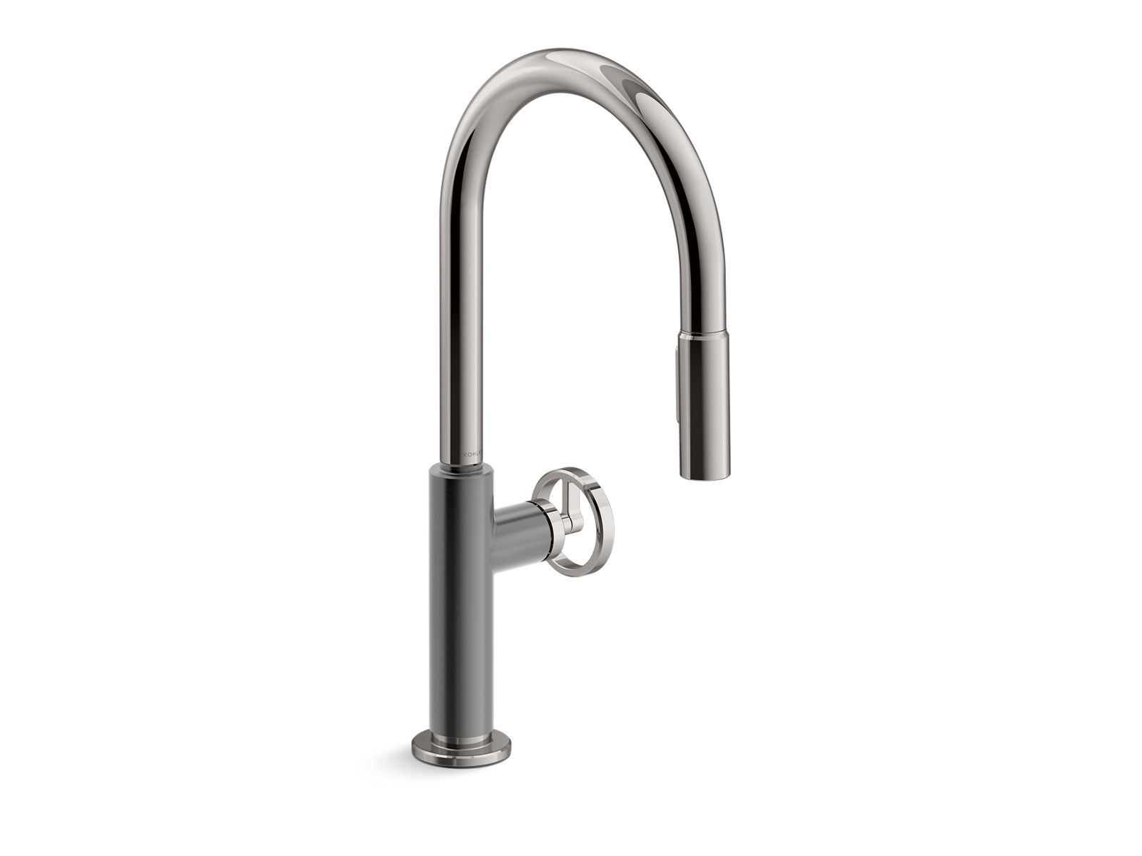 KOHLER K-28669-9-TT Pull-down kitchen sink faucet with two-function sprayhead  -  Vibrant Titanium