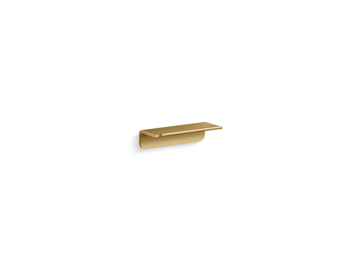 KOHLER K-97621-2MB Choreograph 7" Floating Shower Shelf - Vibrant Brushed Moderne Brass