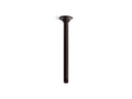 KOHLER K-7392-BGP 12" ceiling-mount single-function rainhead arm and flange  -  Brushed Graphite