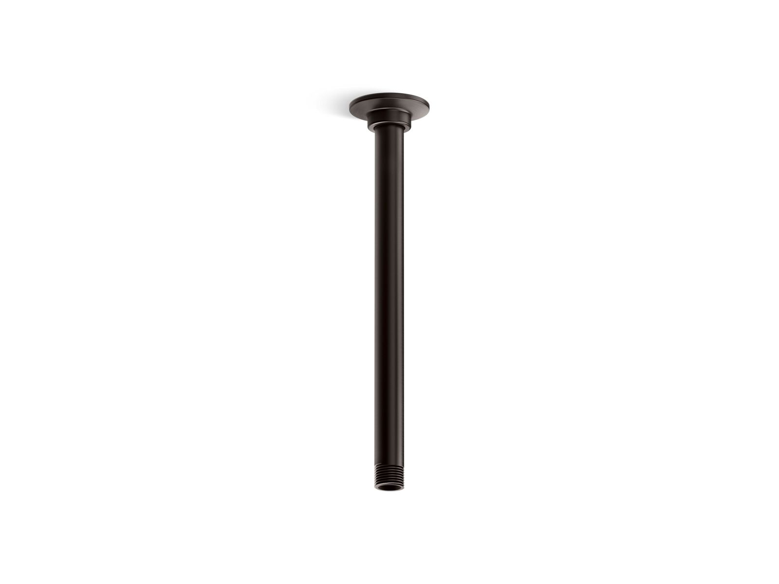 KOHLER K-7392-BGP 12" ceiling-mount single-function rainhead arm and flange  -  Brushed Graphite