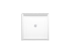 KOHLER K-44163-HW1 Stoneridge 38" X 38" Alcove Shower Base, Center Drain - Honed White