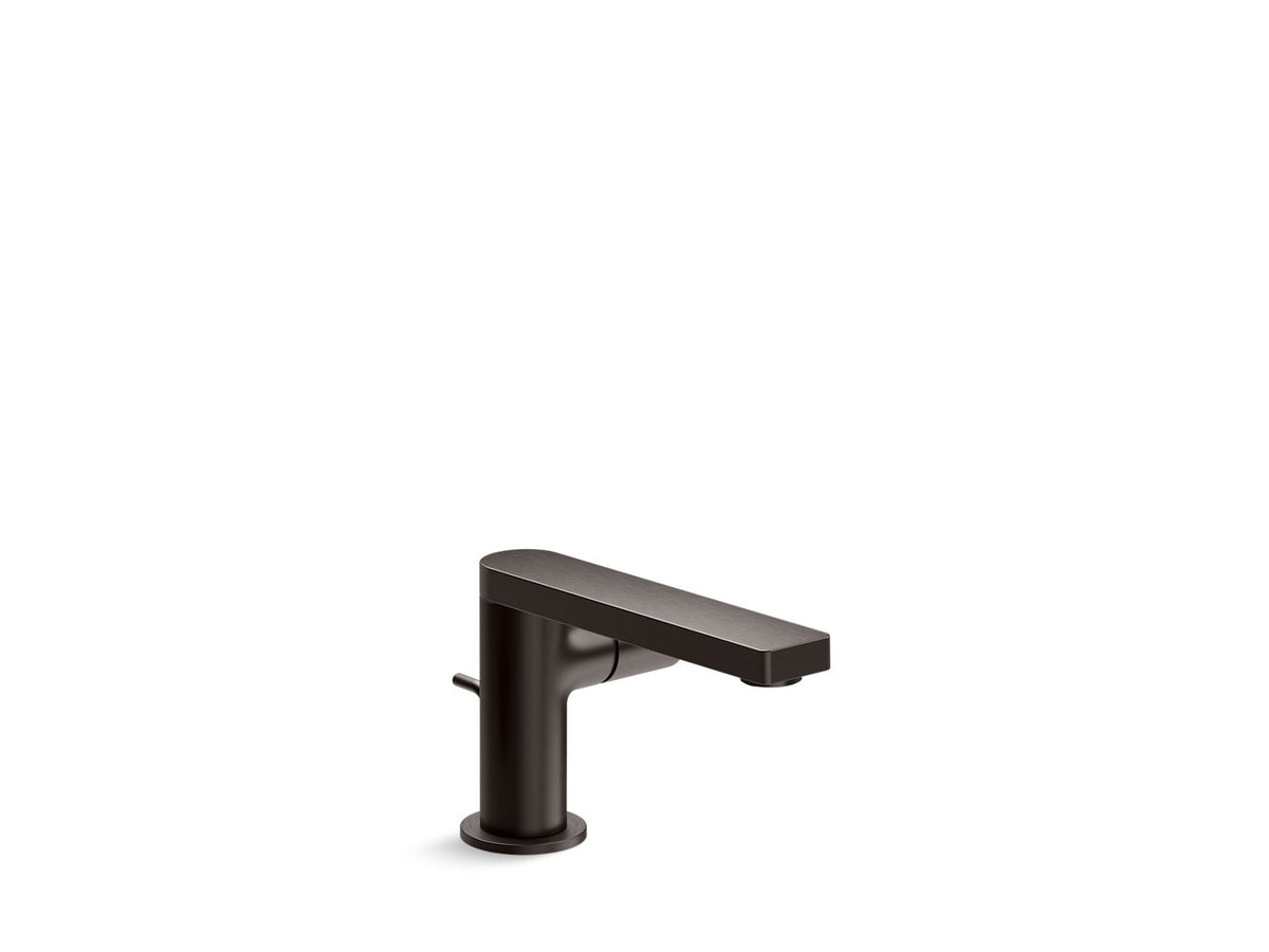 KOHLER K-73050-7-BGP Single-handle bathroom sink faucet with Cylindrical handle, 1.2 gpm  -  Brushed Graphite