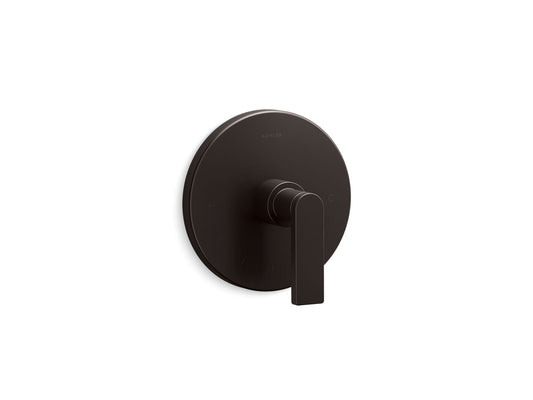 KOHLER K-T73133-4-BGP MasterShower temperature control valve trim with lever handle  -  Brushed Graphite