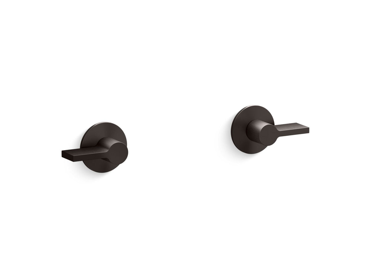 KOHLER K-T77981-4-BGP Wall-mount bathroom sink faucet Lever handle trim  -  Brushed Graphite