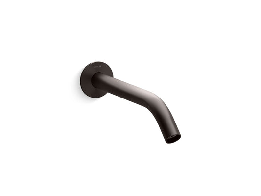 KOHLER K-T23890-BGP Wall-mount bathroom sink faucet spout with Tube design, 1.2 gpm  -  Brushed Graphite