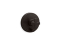 KOHLER K-T73117-3-BGP Rite-Temp valve trim with push-button diverter and cross handle  -  Brushed Graphite