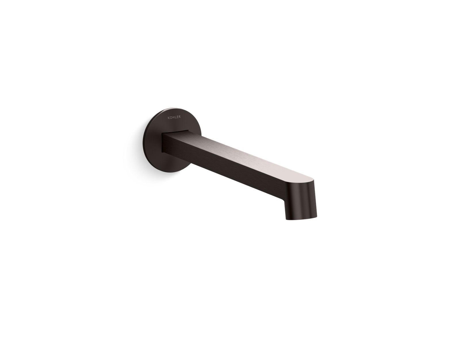 KOHLER K-T23889-BGP Wall-mount bathroom sink faucet spout with Row design, 1.2 gpm  -  Brushed Graphite