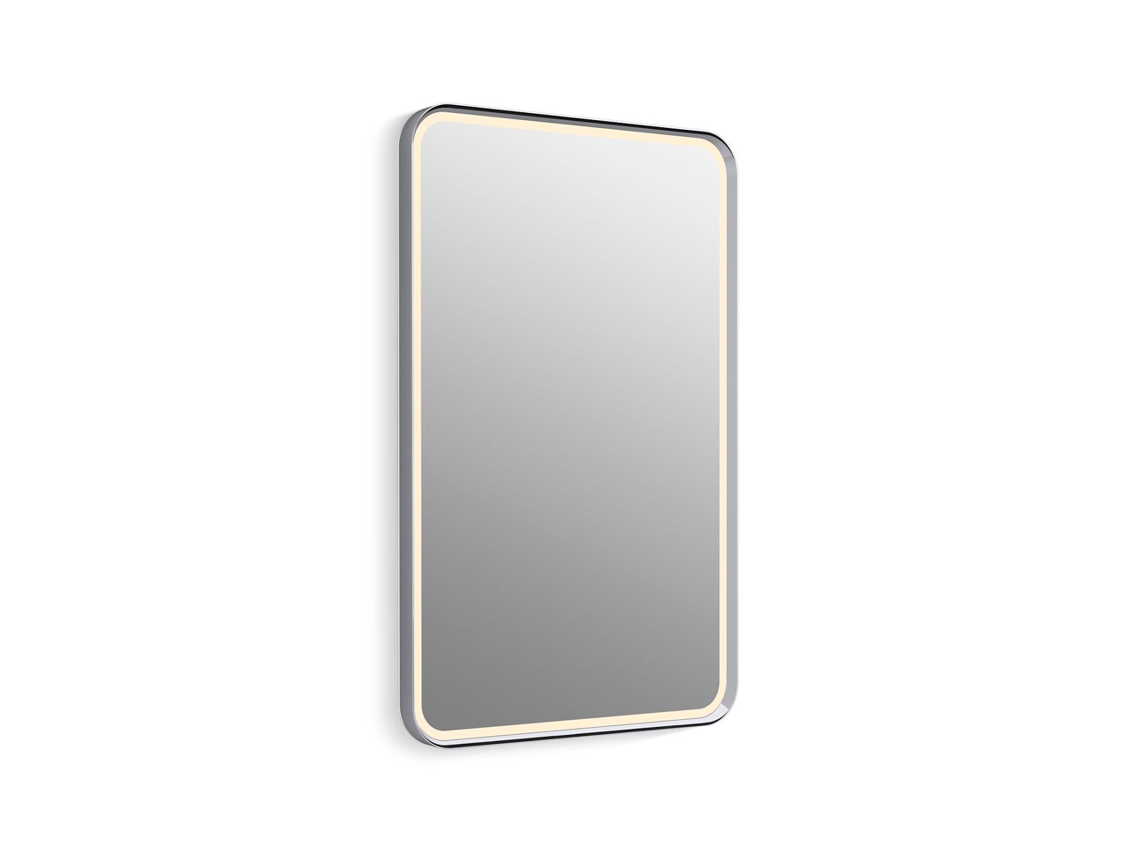 KOHLER K-38023-DLM-CPL Essential Ultrabright 22" X 34" Rectangular Lighted Framed Mirror - Polished Chrome