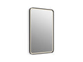 KOHLER K-38023-DLM-BLL Essential Ultrabright 22" X 34" Rectangular Lighted Framed Mirror - Matte Black