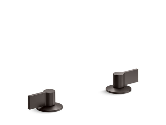 KOHLER K-77974-4-BGP Lever bathroom sink faucet handles  -  Brushed Graphite