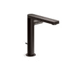 KOHLER K-73159-7-BGP Tall single-handle bathroom sink faucet with Cylindrical handle, 1.2 gpm  -  Brushed Graphite