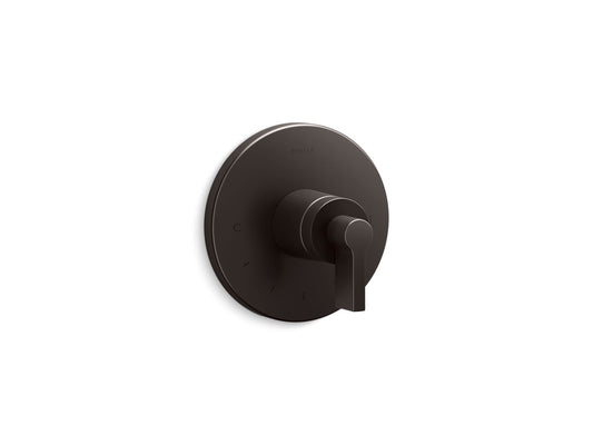 KOHLER K-T78027-4-BGP MasterShower temperature control valve trim with Lever handle  -  Brushed Graphite