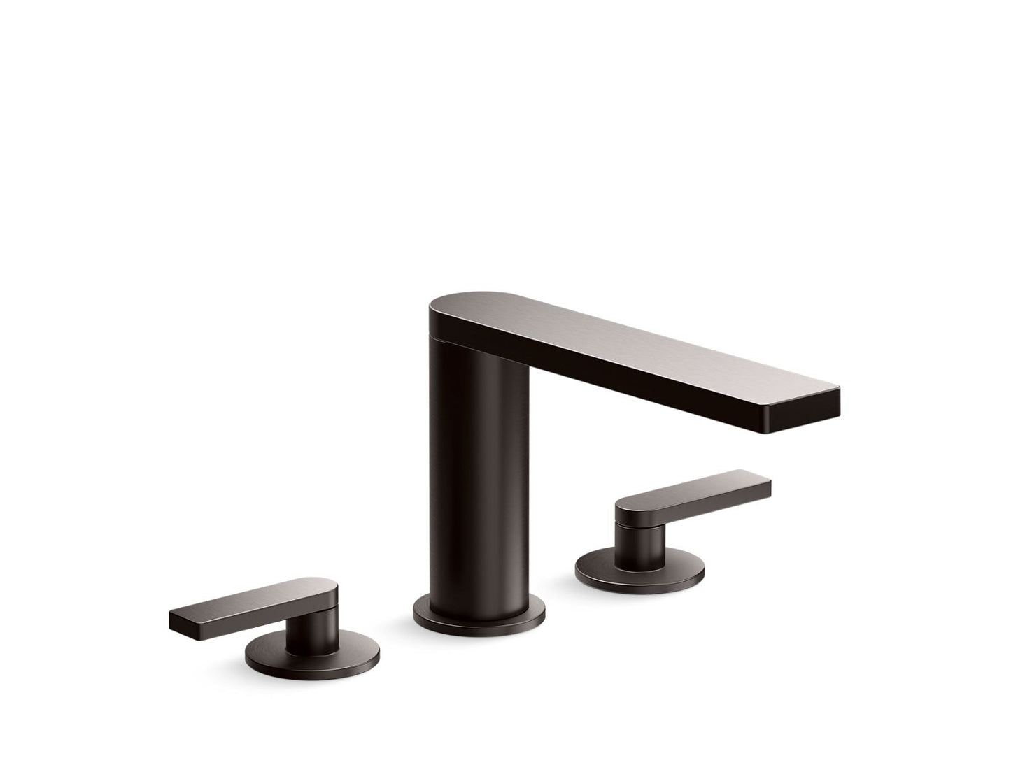 KOHLER K-73081-4-BGP Deck-mount bath faucet with lever handles  -  Brushed Graphite