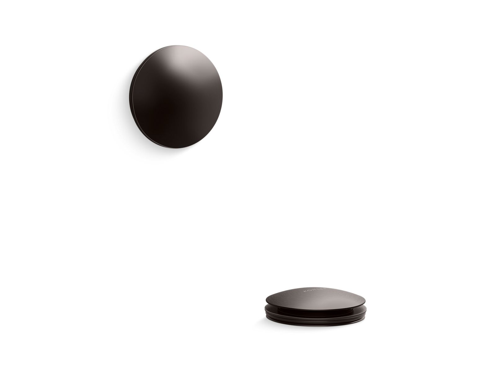 KOHLER K-7142-BGP Retrofit toe-tap conversion kit  -  Brushed Graphite