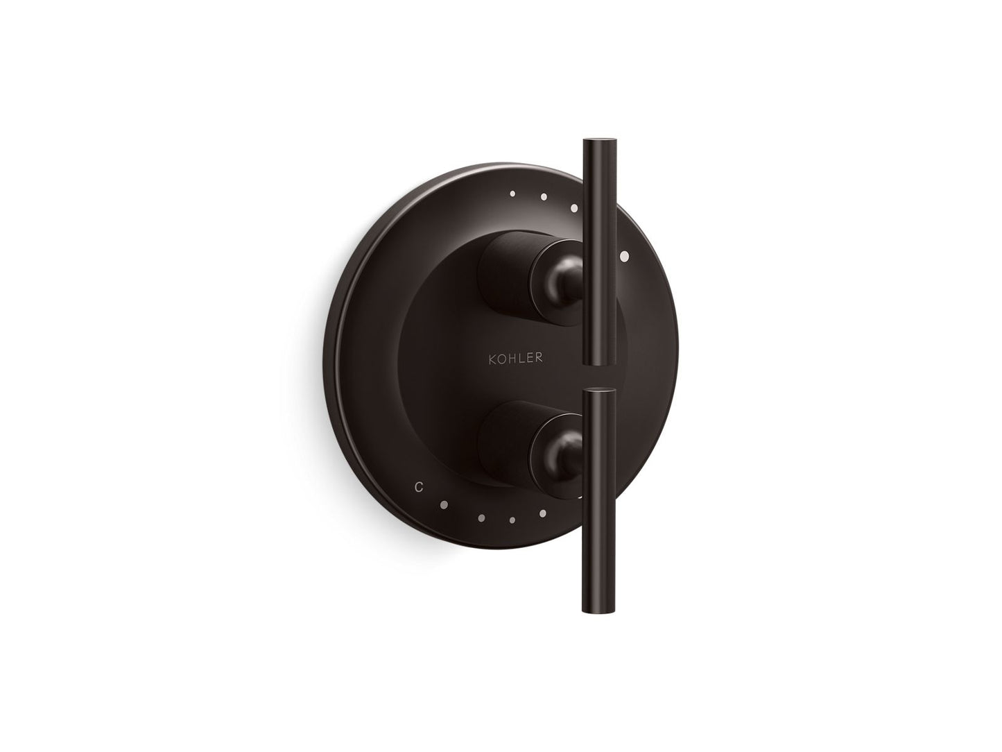 KOHLER K-T14489-4-BGP MasterShower temperature and volume control valve trim  -  Brushed Graphite
