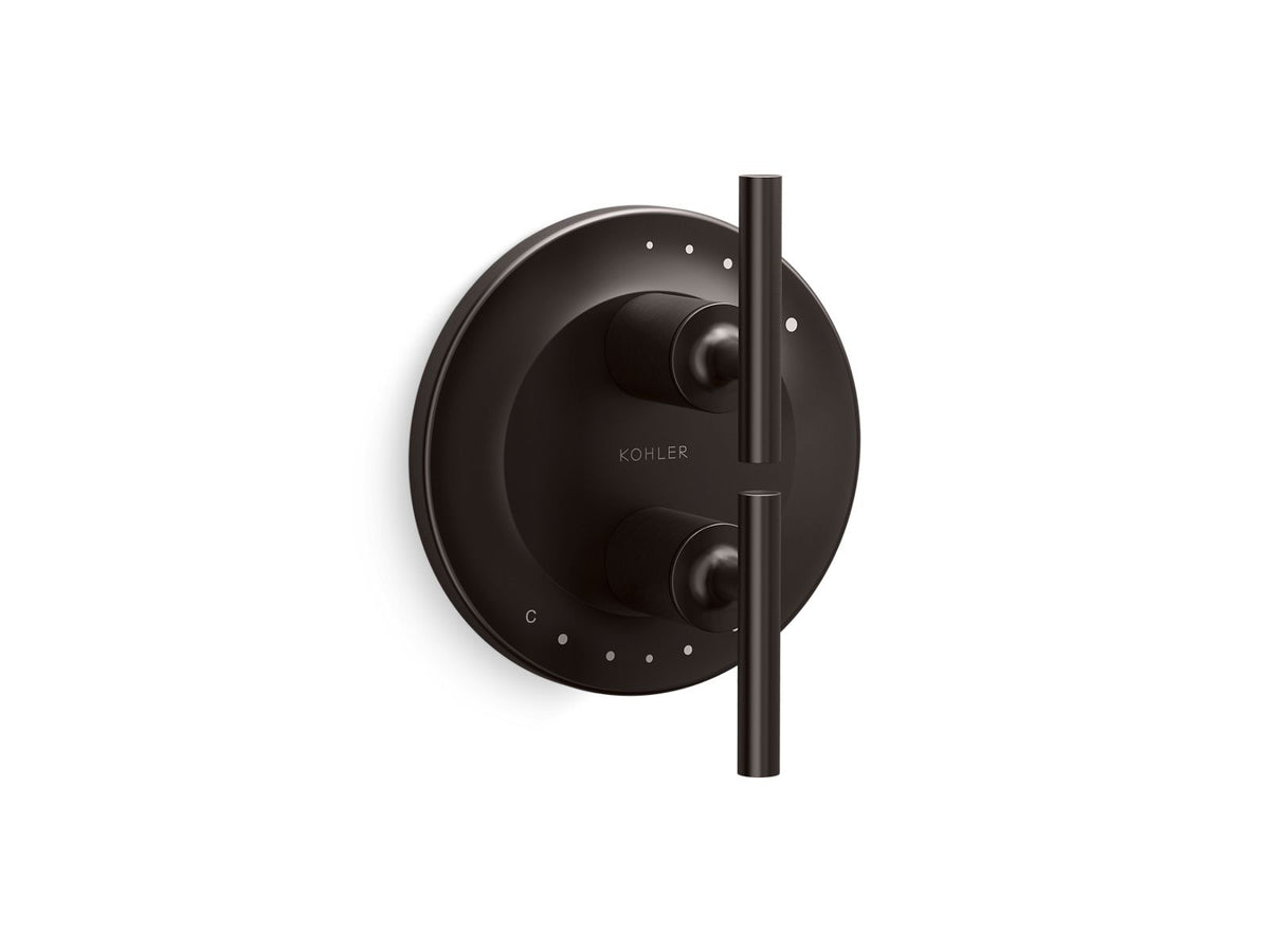 KOHLER K-T14489-4-BGP MasterShower temperature and volume control valve trim  -  Brushed Graphite