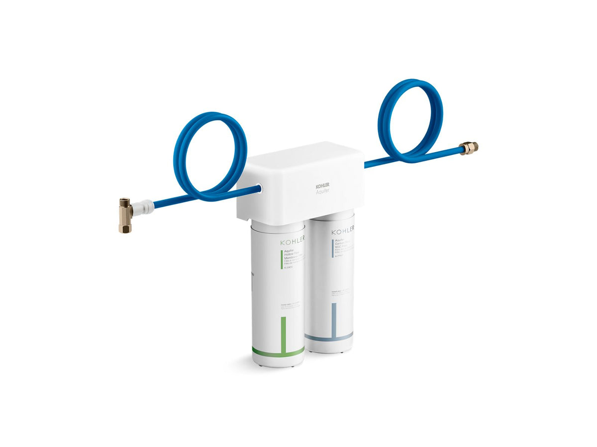 KOHLER K-29638-NA Aquifer+ Two-Stage Water Filtration System