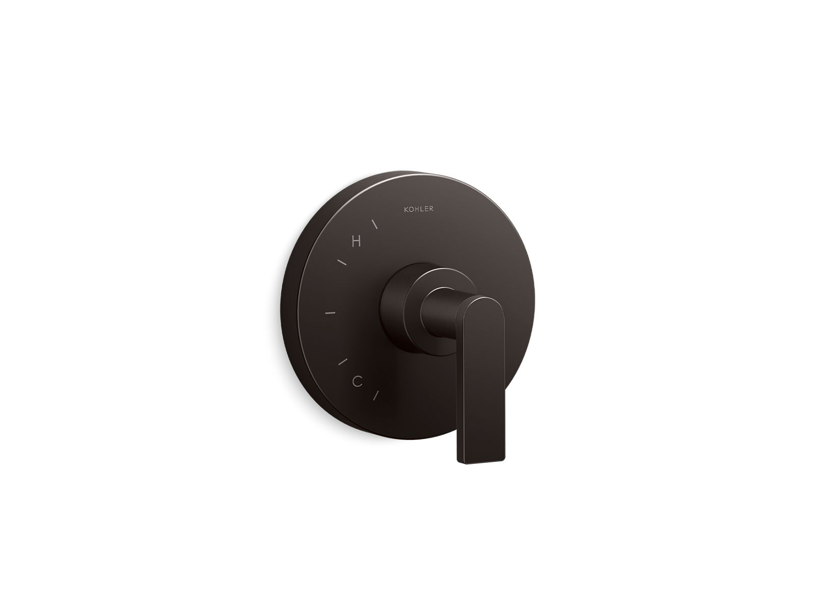KOHLER K-TS73115-4-BGP Rite-Temp valve trim with lever handle  -  Brushed Graphite