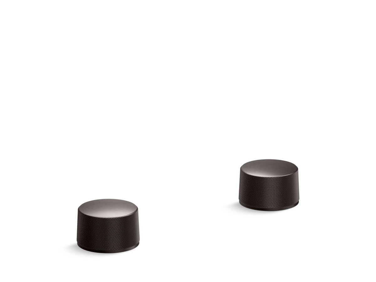 KOHLER K-77974-8-BGP Oyl bathroom sink faucet handles  -  Brushed Graphite