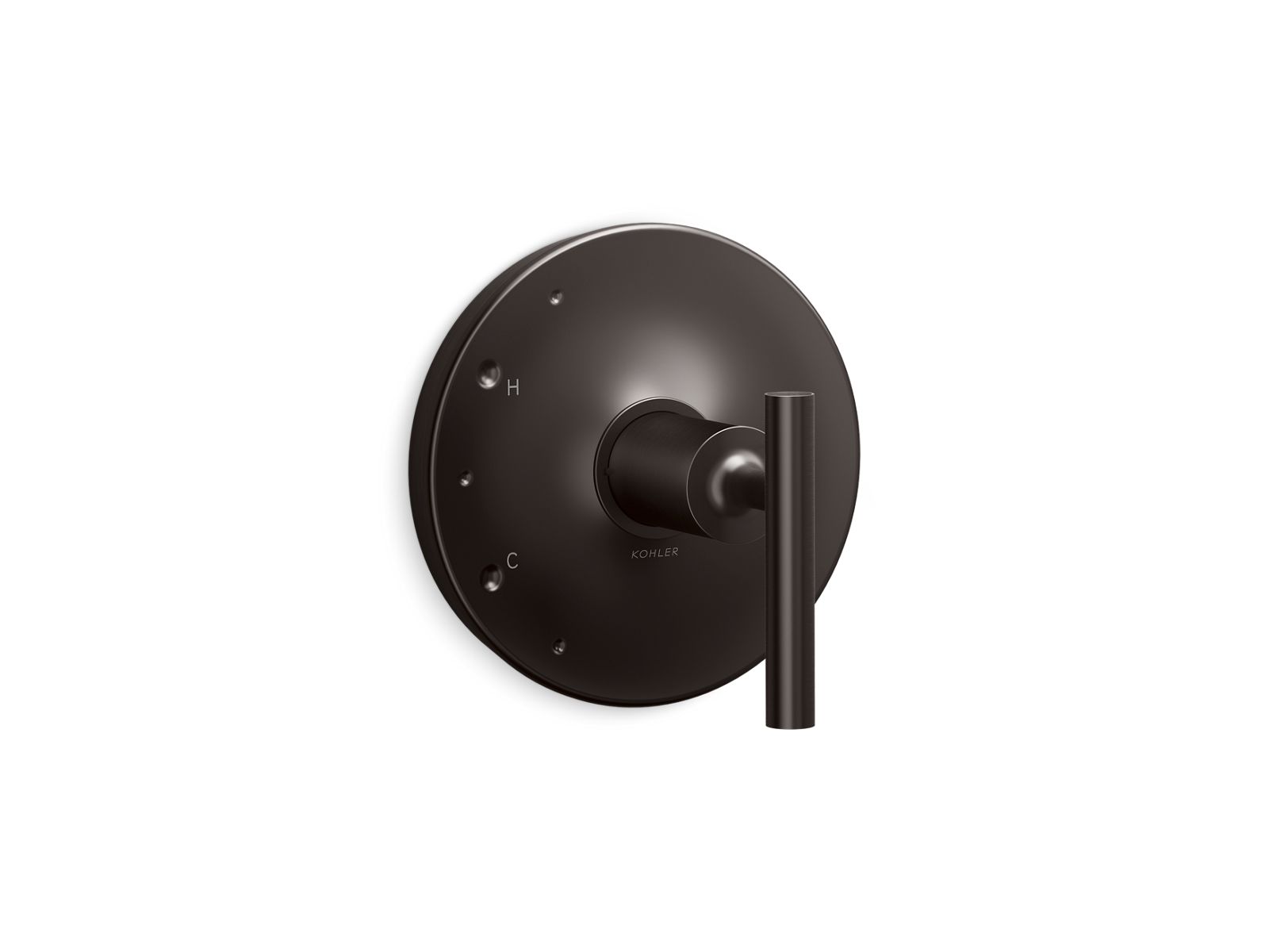 KOHLER K-TS14423-4-BGP Rite-Temp valve trim with lever handle  -  Brushed Graphite