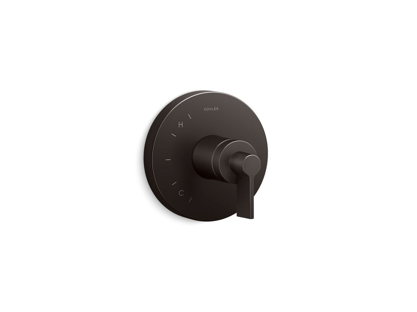 KOHLER K-TS78015-4-BGP Rite-Temp valve trim with Lever handle  -  Brushed Graphite