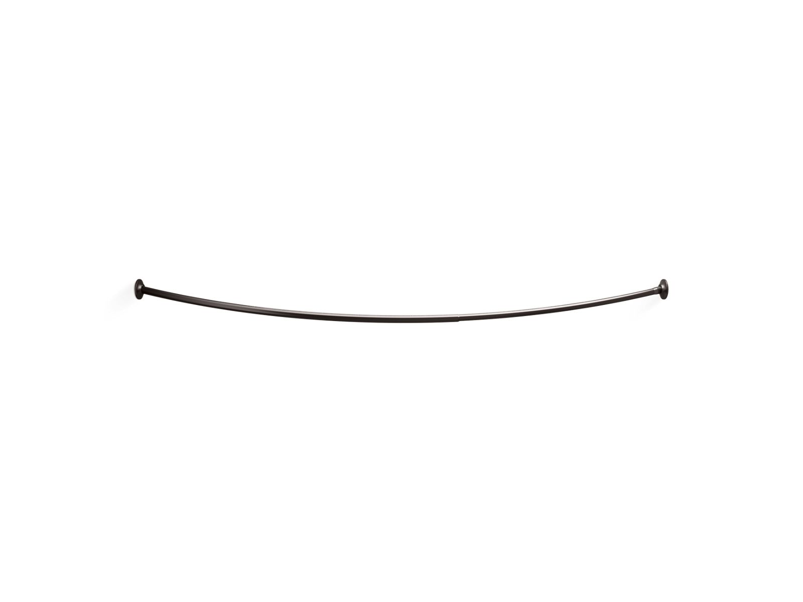 KOHLER K-9350-BGP Curved shower rod - transitional design  -  Brushed Graphite