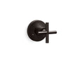 KOHLER K-T14491-3-BGP MasterShower transfer valve trim with cross handle  -  Brushed Graphite