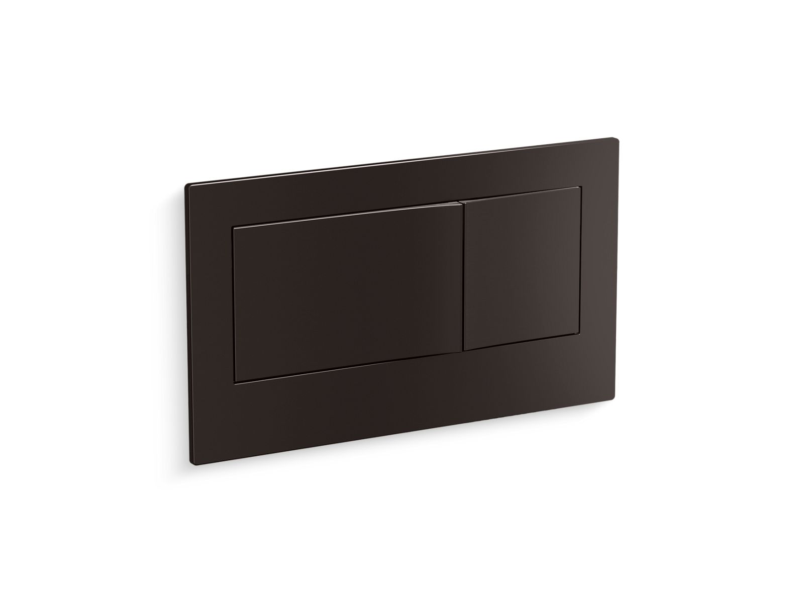 KOHLER K-6298-BGP Flush actuator plate for 2"x6" in-wall tank and carrier system  -  Brushed Graphite