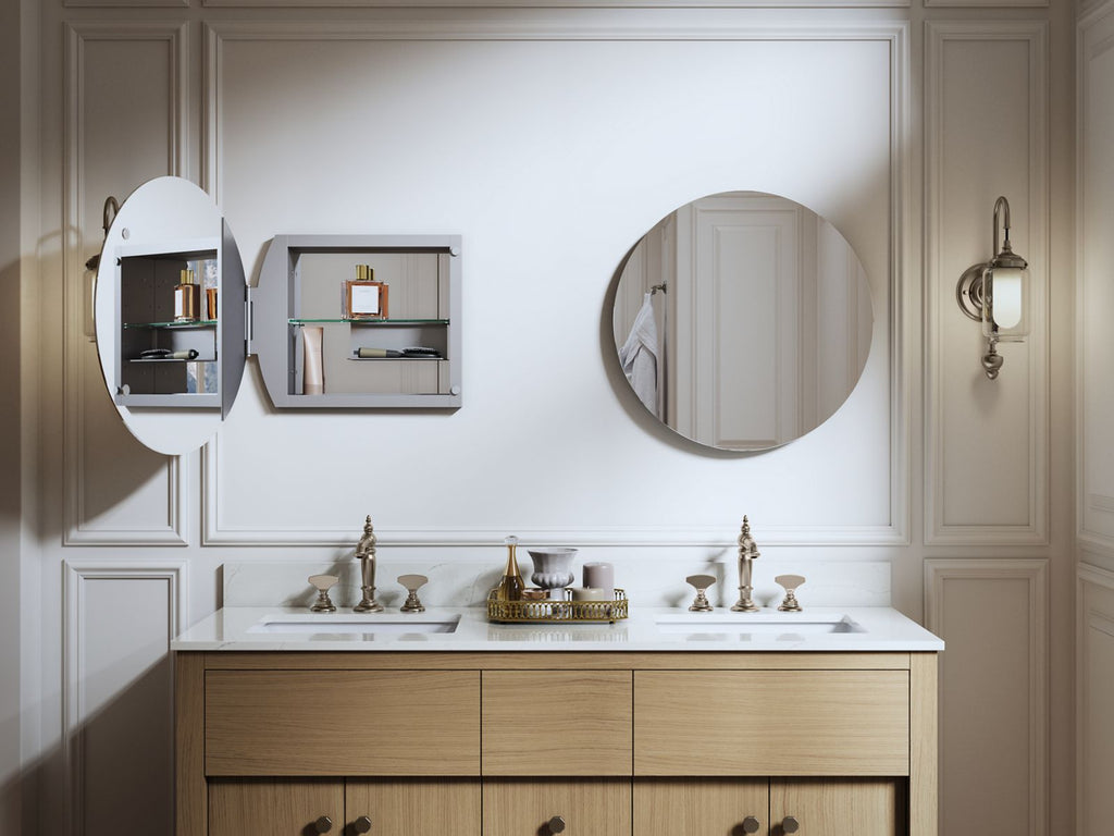 KOHLER K-35572-NFC-NA Verdera 24" Round Medicine Cabinet