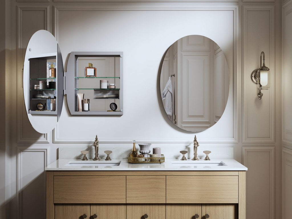 KOHLER K-35571-NFC-NA Verdera 24" X 34" Oval Medicine Cabinet