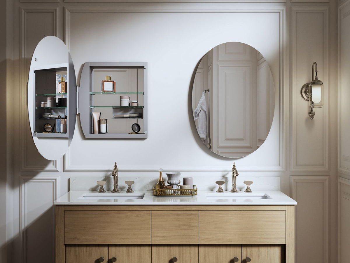 KOHLER K-35571-NFC-NA Verdera 24" X 34" Oval Medicine Cabinet