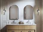 KOHLER K-36540-BGL Verdera 20" X 34" Arched Framed Medicine Cabinet, Left-Hinged - Moderne Brushed Gold