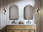 KOHLER K-36540-BGL Verdera 20" X 34" Arched Framed Medicine Cabinet, Left-Hinged - Moderne Brushed Gold