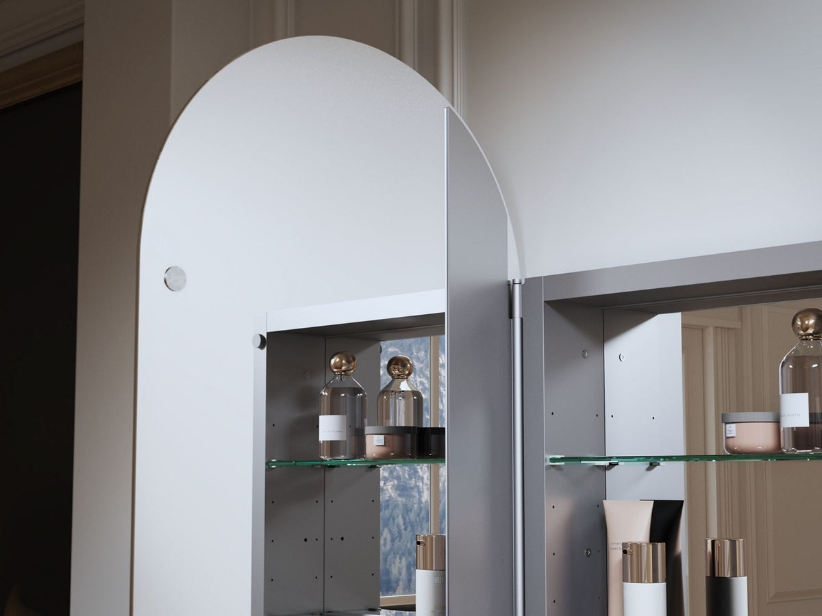 KOHLER K-36540-NFC-NA Verdera 20" X 34" Arched Medicine Cabinet, Left-Hinged
